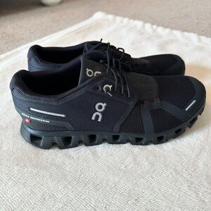 On Running Womens Black Athletic Shoes